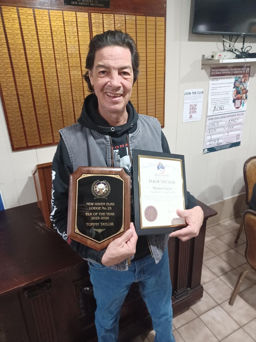 Congratulations to 2026 Elk of the Year