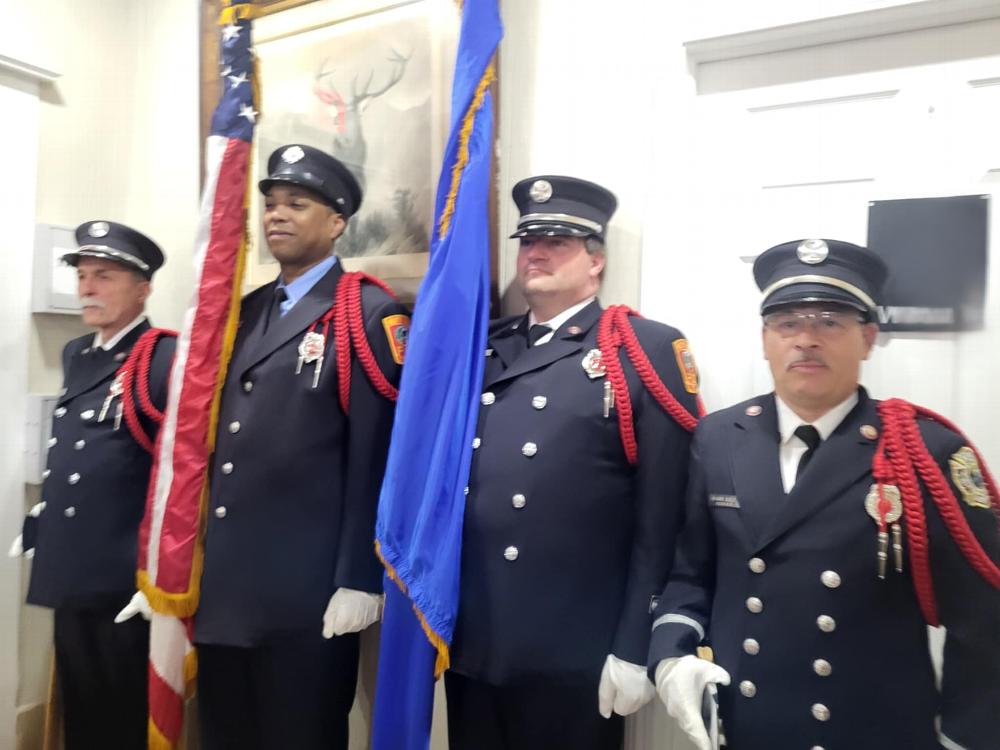 North Haven Volunteer Firefighters Color Guard- Lodge #25 Flag Day Ceremony