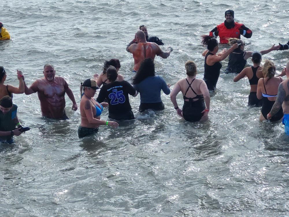 taking the Plunge -Lodge 25 Members, Penguin Plunge 2025