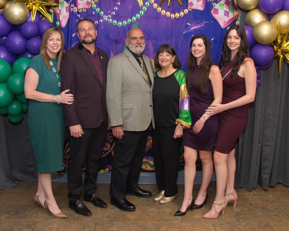 Bryan Ruiz (Captain EKO Parade), wife Marlenne, son Gary w/ wife Brianne and their daughters 