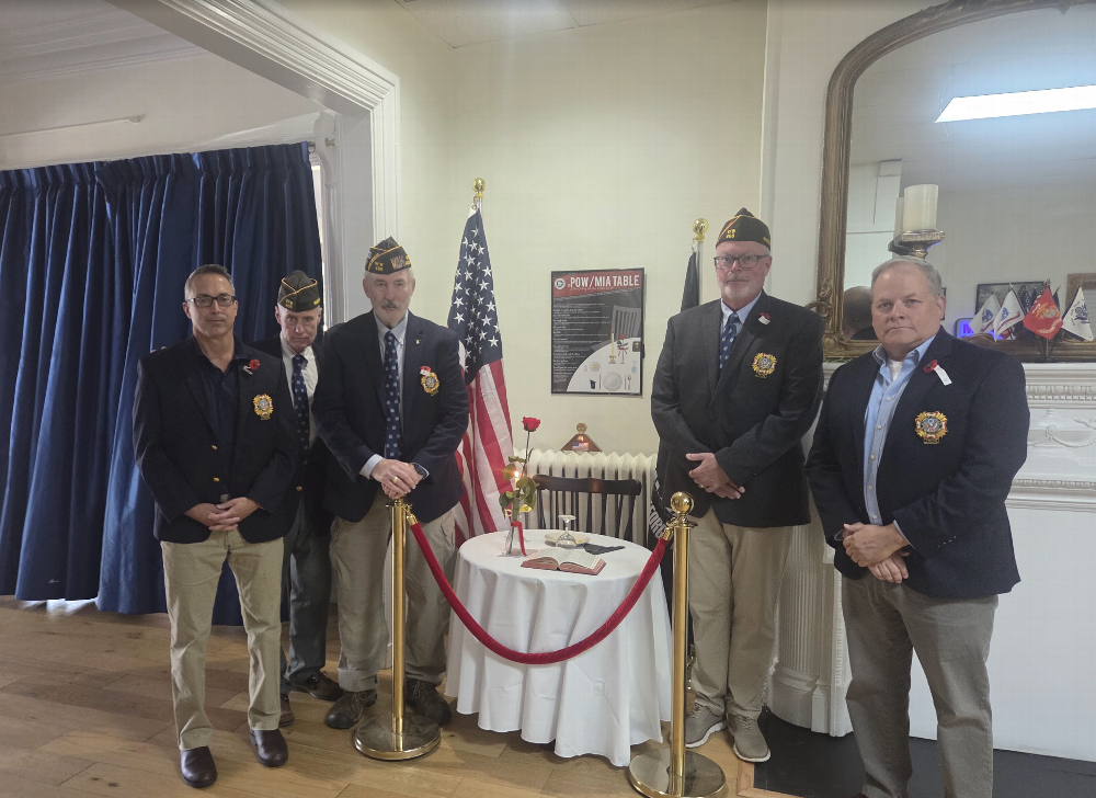 POW MIA table in lodge