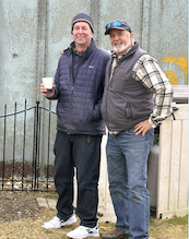 Matt & Brian looking confident