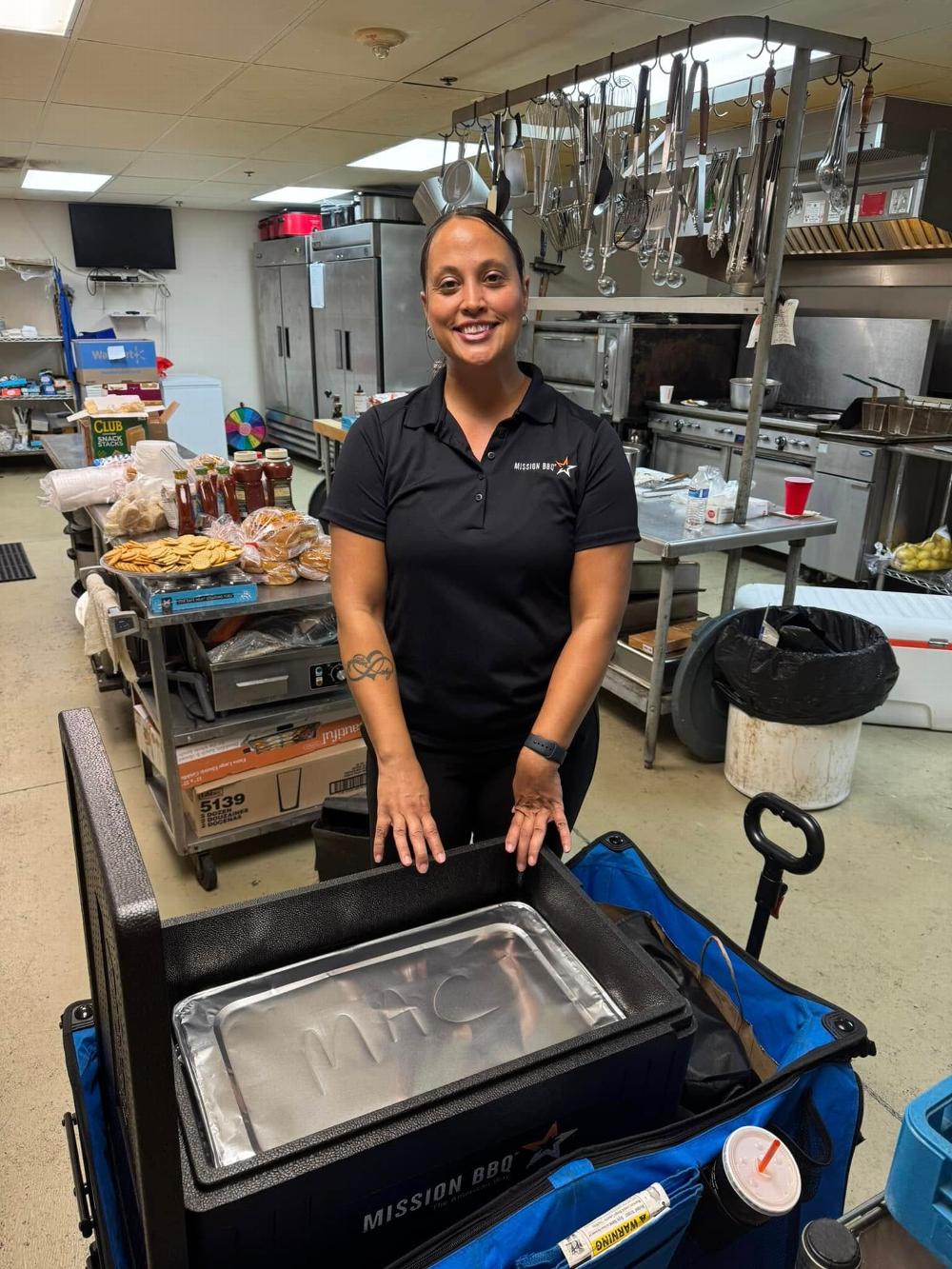 Thank you to Mission BBQ for donating food for our event!!