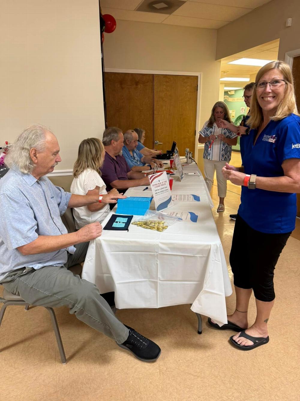 Checking in Candy Morse