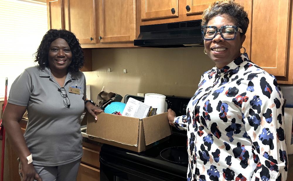 Women Veterans Ignite helping to deliver Welcome Home Kit on August 5, 2025