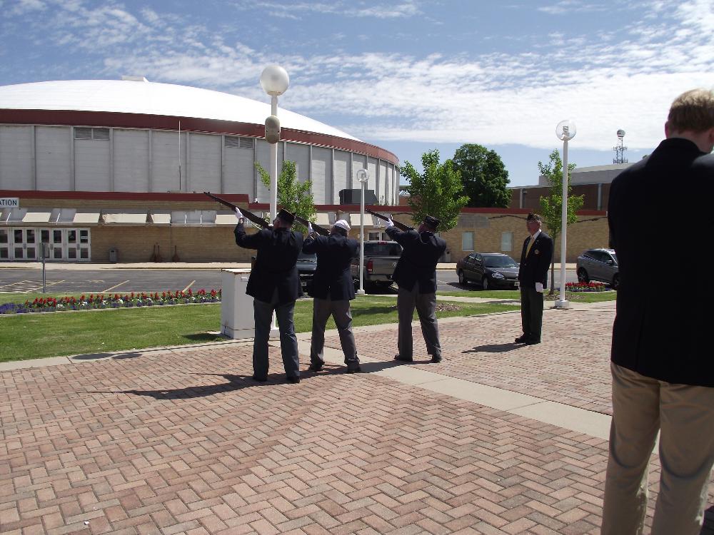 Rifle Squad from American Legion Post 11
Flag Day 2014
