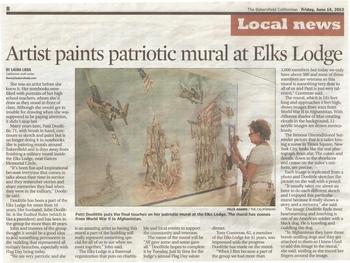 Our Lodge makes the local Paper
