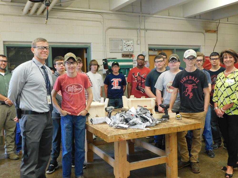 Safety glasses delivered to LHS