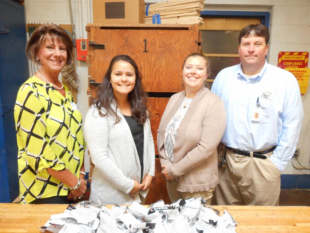 Safety glasses delivered to SRHS