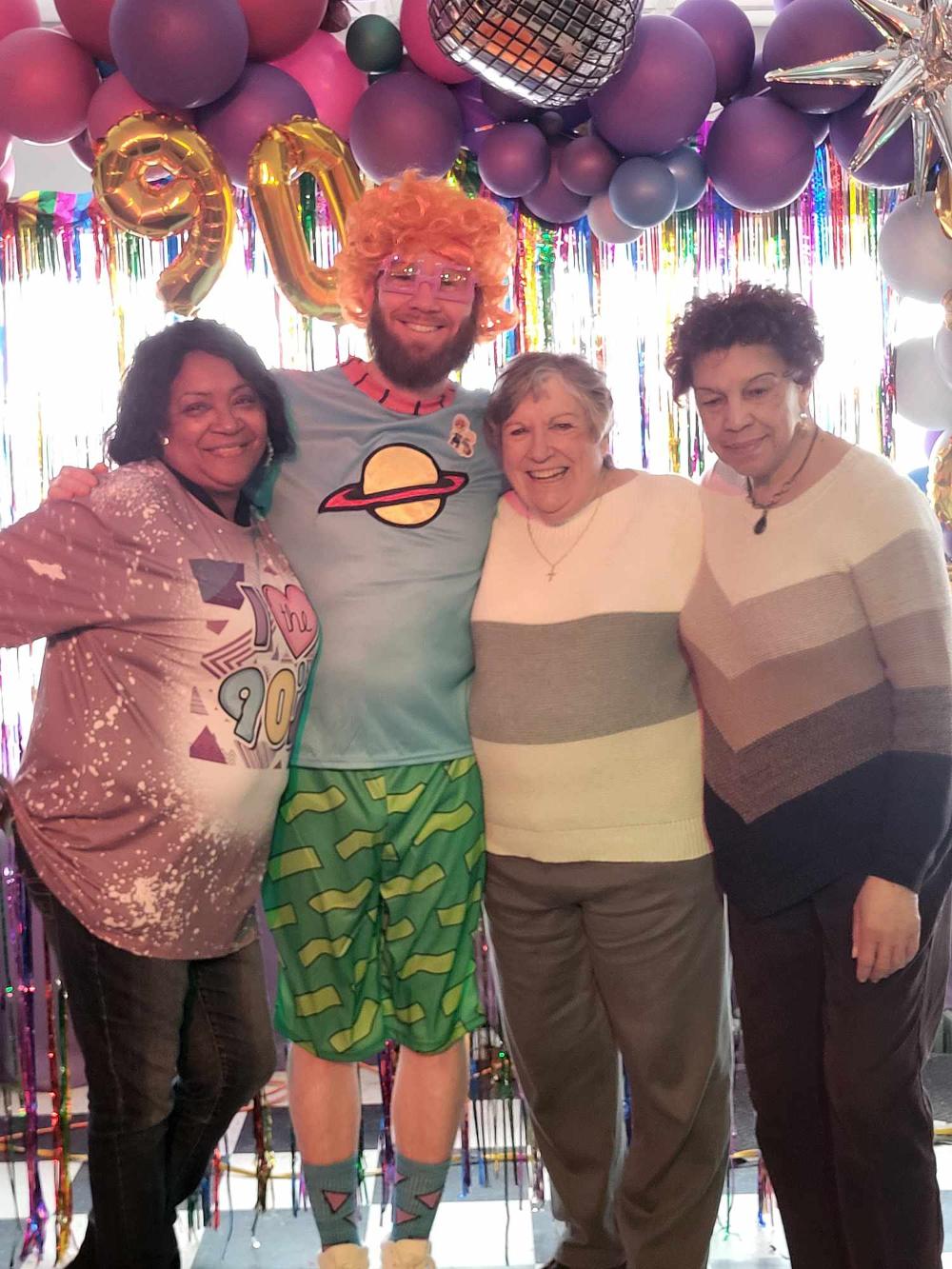 90's Boozy Brunch ER and crew