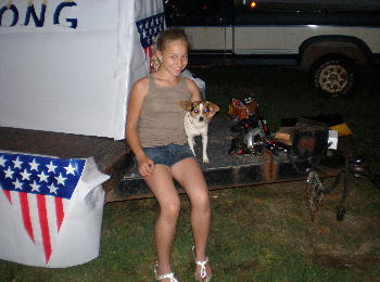 Members working on the Bushwhacker Days Float.
Fun for kids too!