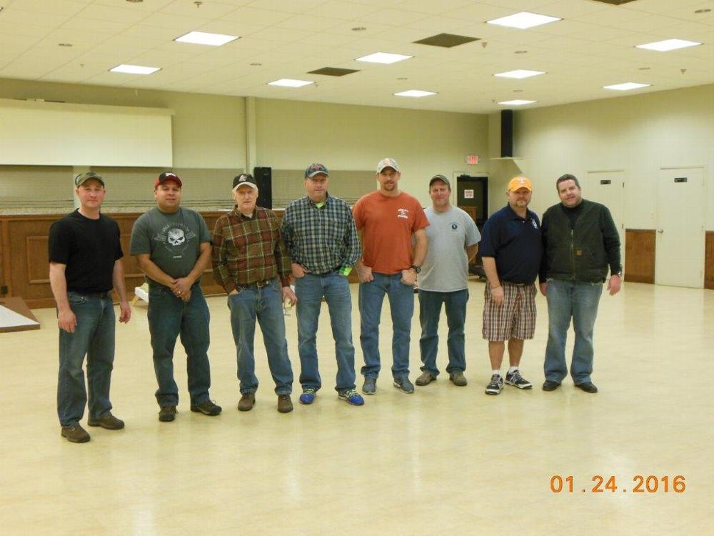 The teams of: Gene Guertin & Mike Barbeau- First Place,  Gayle Greene & Mike Greene- Third Place, Chad Skinner & Tim Mattison- Fourth Place and Jesse King & Ryan Nolan- Second Place.