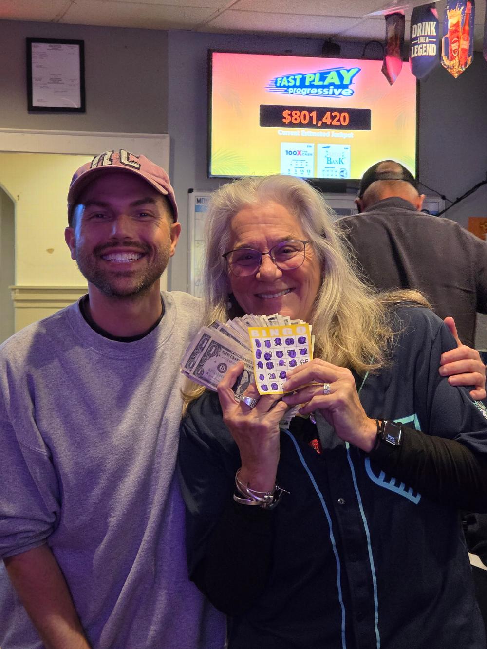 BINGO!  Jackpot winner - AnneMary