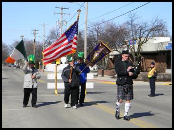 St. Patrick's Day - Start of the Elks Parade
