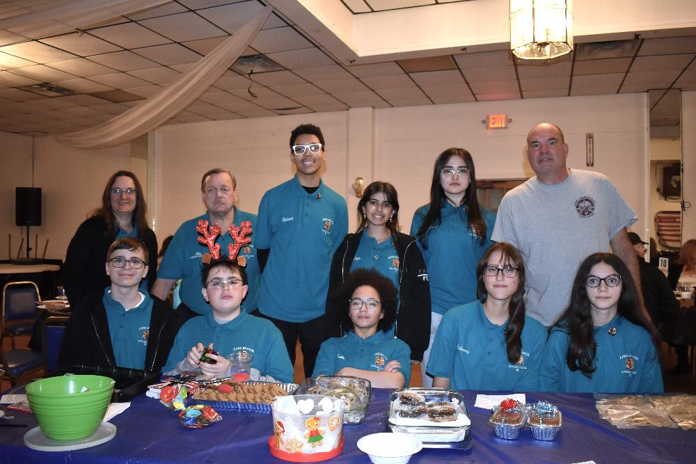 Antler Lodge 21 at their bake sale along with ER Jim and PER Mike on pizza night at the Lodge 12/10/24