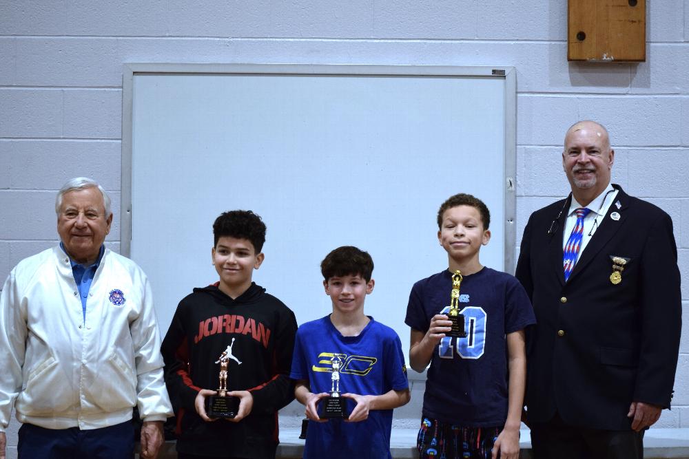 South Central District Hoop Shoot Winners for their age group taking next step up to State competition. 1/18/25