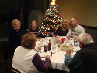 Judi drove all the way from Florida to attend the New Year's Eve Party.  What better way to bring in the year?  Great friends, food, and wine. 