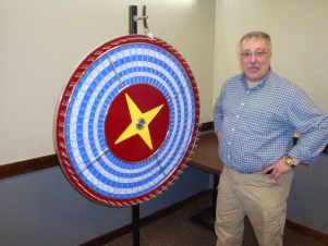  Jack manning the Casio Wheel at the Pig Roast.  