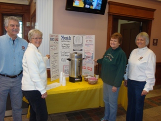 On November 16, the Lodge held its first Hospitality fund raiser at the Preble Rest stop.  The project was not only a success but fun.  Elks were able to spread the word about all the great things we do and talk with a number of travels.  Thank you to all those that worked, baked, or helped with the organization of the project. 