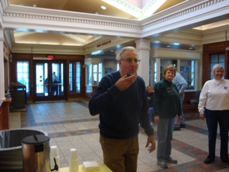 ER John is caught eating the profits.