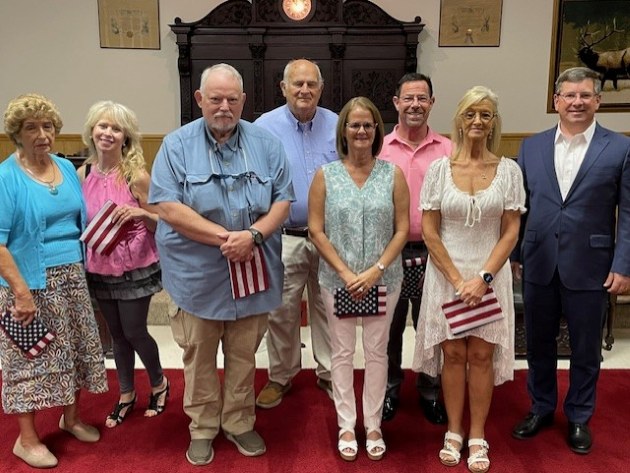 August 2024 New Bern Elks Lodge 764 welcomes new members