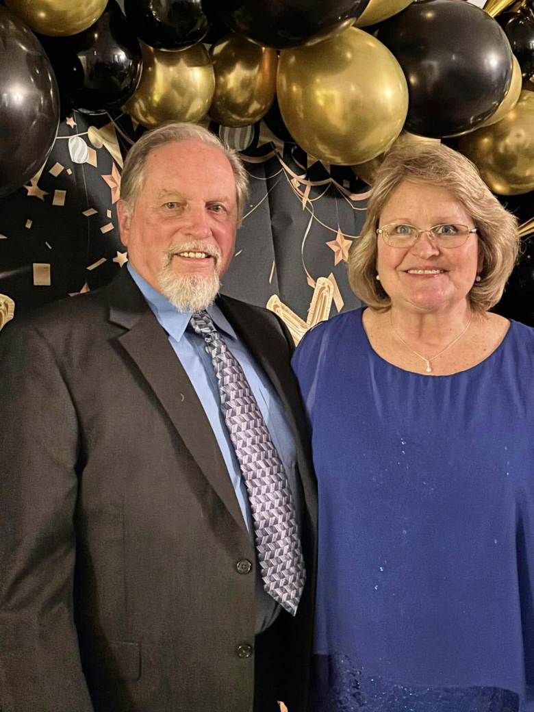 The Fischers attend the
New Year Eve Dinner Dance