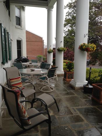 Thanks to Mary for getting the Veranda ready for Spring. Great Job! 