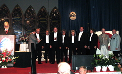 Sturgis Elks 2007 National Ritual Champions on stage.