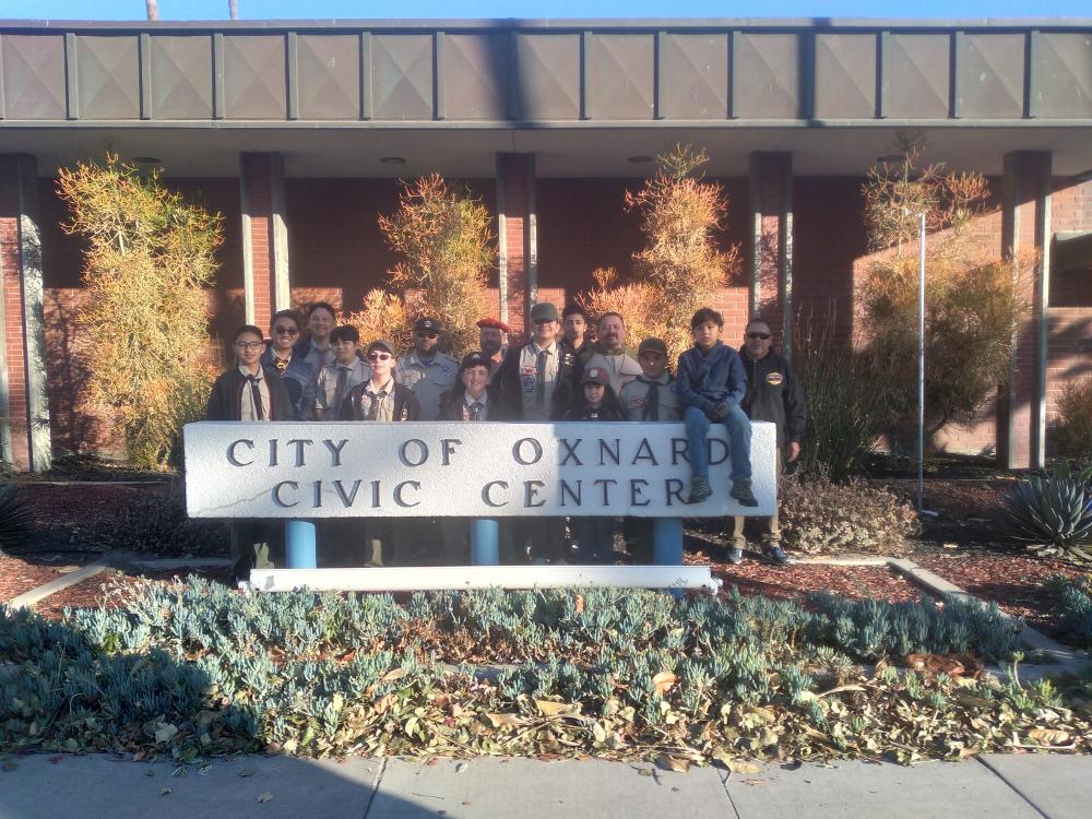 Scouts Gathering at Oxnard City Hall (November 11, 2024)