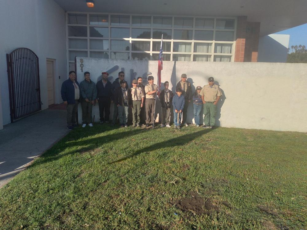 Scouts Helping in Veteran Parade and Ceremony (November 11, 2024)