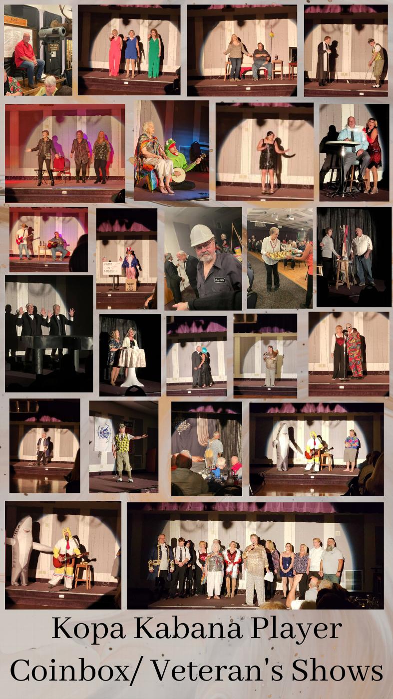 Kopa/ Coinbox Dinner Shows in the Recent Past 