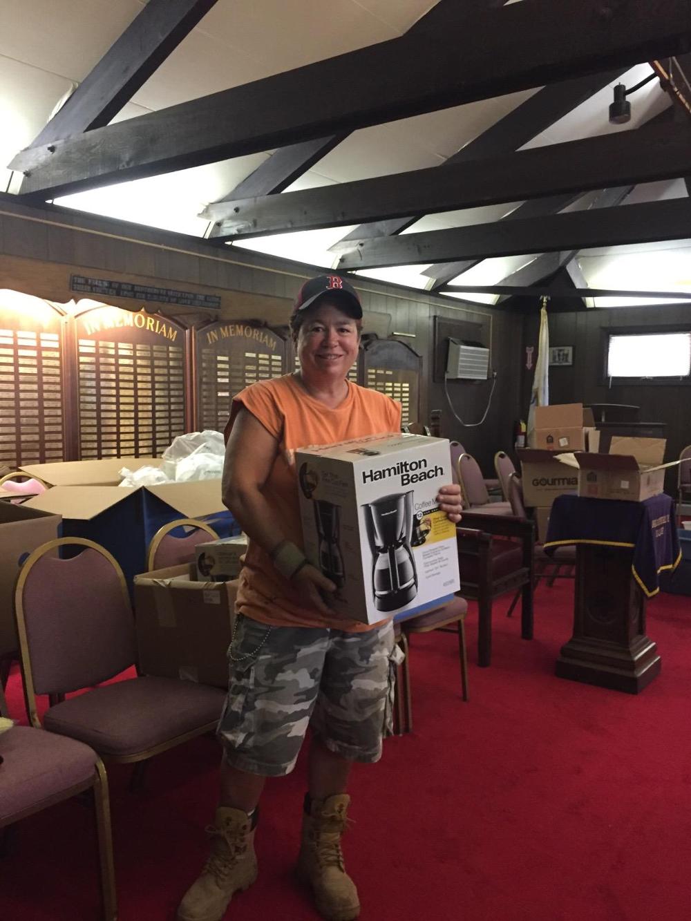 Donna Medeiros, PER, the best in Elkdom! Working with members on our Beacon Grant Veterans Household Helpers