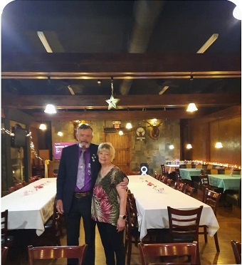 Ken Jensen, E.R. and Lenna Lovan Secretary