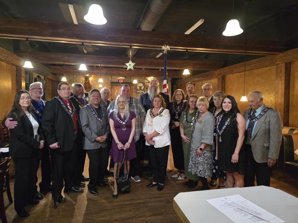 Installation 2025. Thank you, Brenda Shaw, for visiting our Lodge and performing the Installation