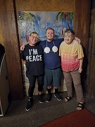 Greatest helpers ever!  Brenda, Zack and Cathy