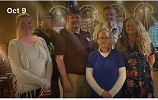 ANOTHER WONDERFUL GROUP OF NEW MEMBERS ON OCTOBER 9, 2025!
ALEXIS BREWER, JOSHUA  ALLGIRE, WILLIAM PAUL, JUDY FARNSWORTH AND DEBBIE HUBBARD. ALONG WITH OUR WONDERFUL E.R., KEN JENSEN