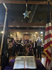 THE WHOLE GANG!  SECRETARY, LENNA LOVAN, WAS THE PHOTOGRAPHER!!  LOL!