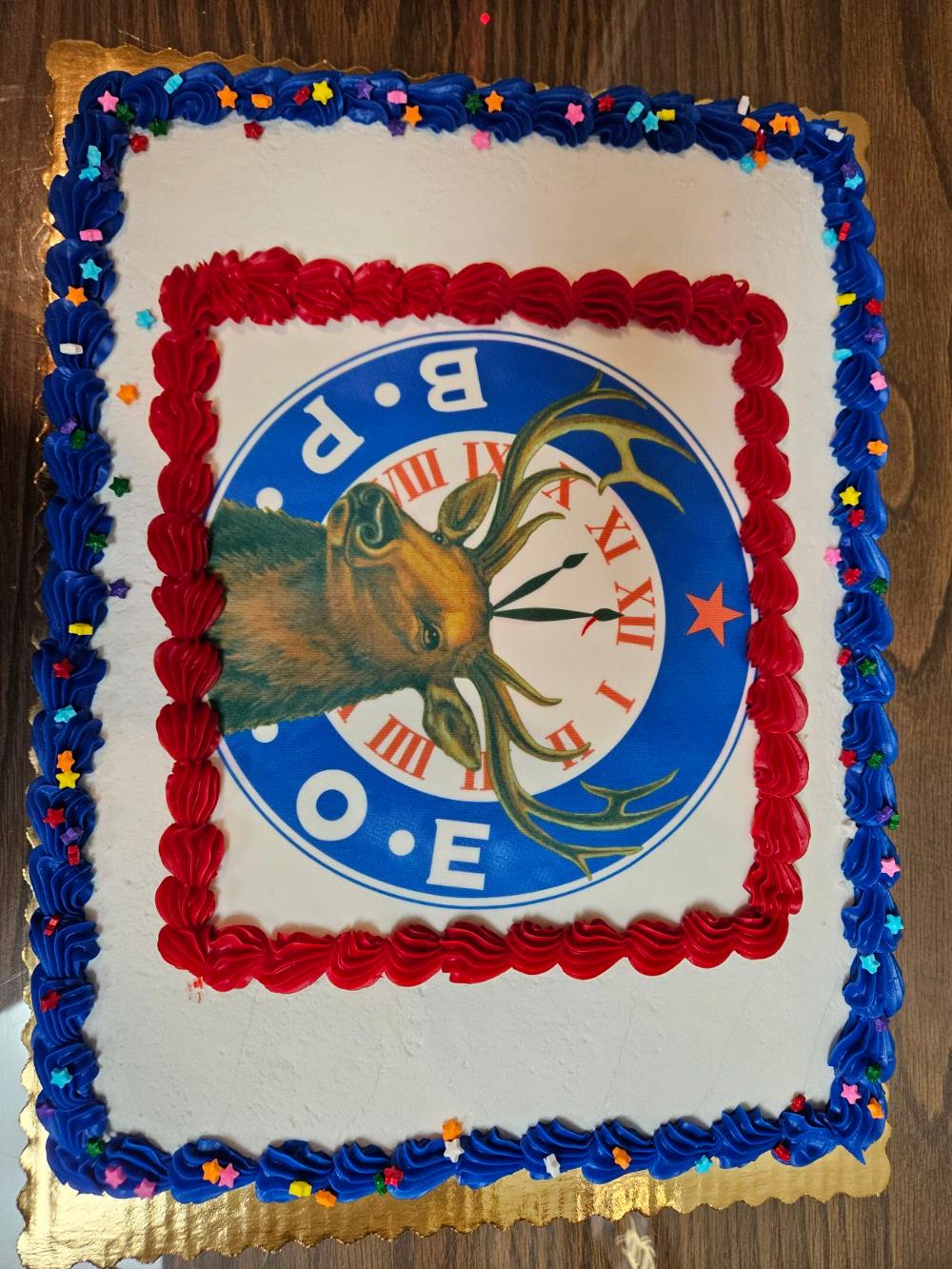 A special cake made for our Father's Day meal in 2024.