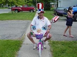 But did he ride it in the parade????