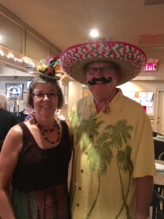 Senora Pam and Senor Jim Forgey at Cinco de Mayo party May 5 2017