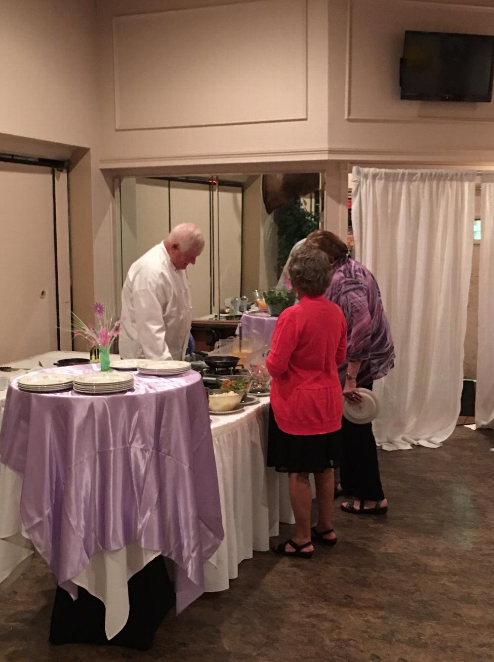 2017 Easter Brunch, the omelette station was a hit!