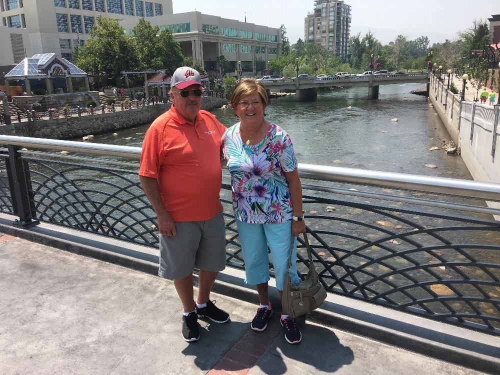 Richard and Lottie in Reno at Elks National Convention 2017