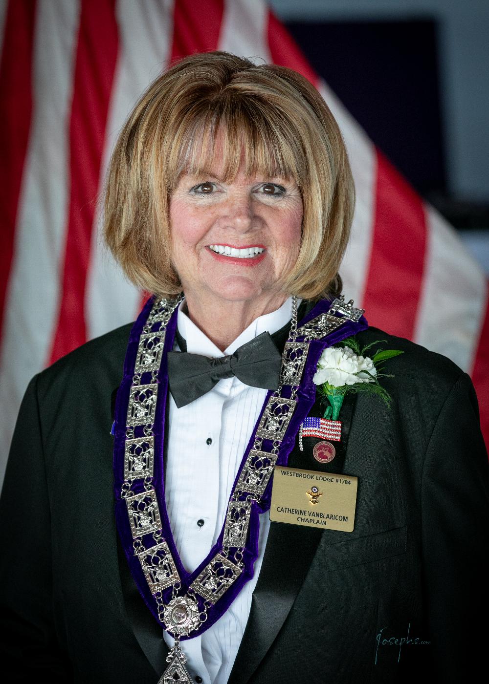 Congratulations Catherine VanBlaricom - Chaplain