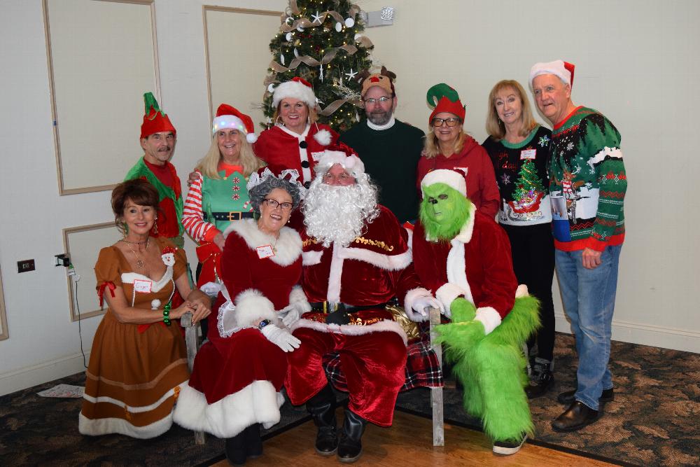 Thank you to all of Santa's helpers, even Mr. Grinch stepped up for the day!  