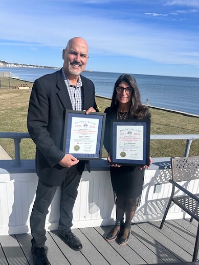 Congratulations!!  
 Jim Pino Jr. & Nancy Malafronte 2025-2026 "Outstanding Service Commendation Award" winners.  