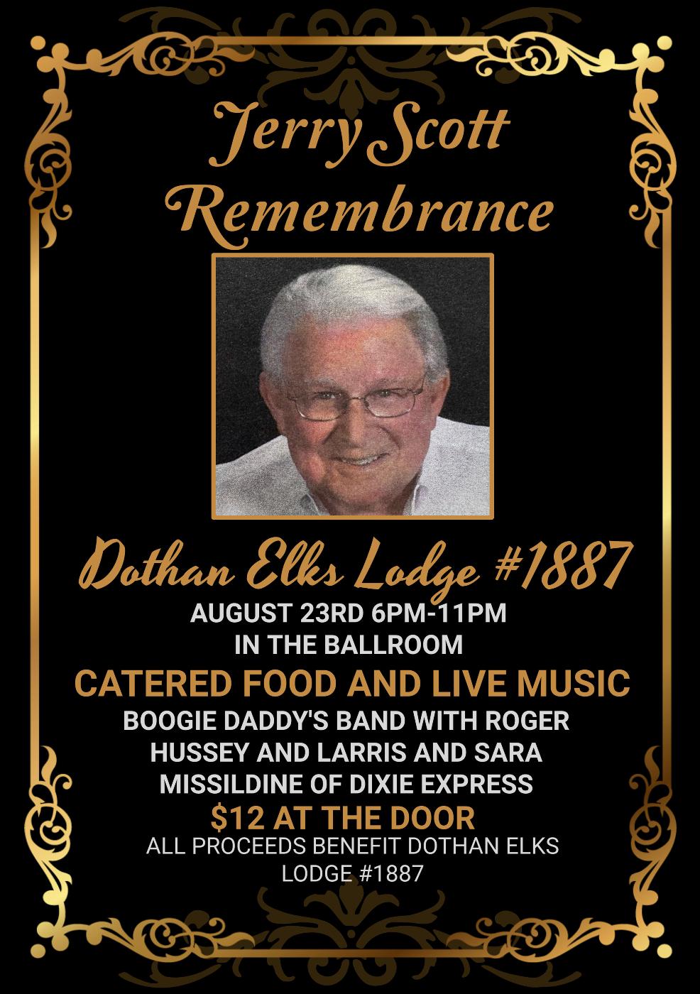 Jerry Scott Remembrance