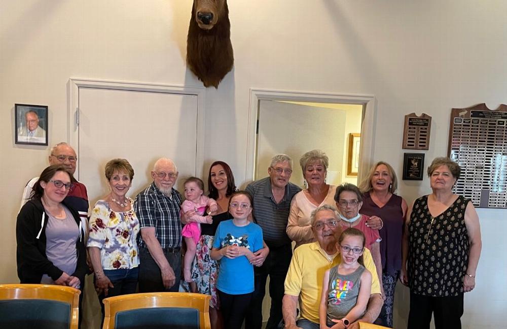 Enjoying the new opening of Saturday night at the lodge (May 1st.
