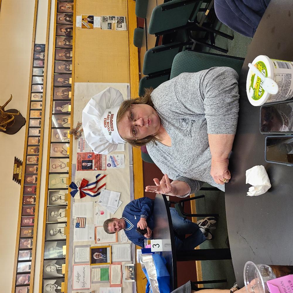 The winner of the Chili Cookoff! 