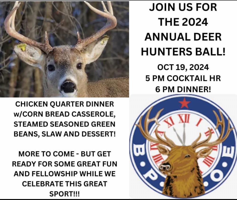 Annual Deer Hunters Ball 🦌 to help local Veterans. 🇺🇸