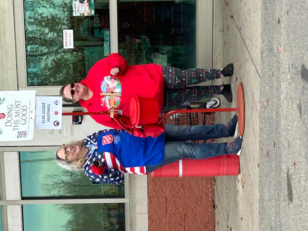 The Elks have partnered with the Salvation Army. 🔔 
